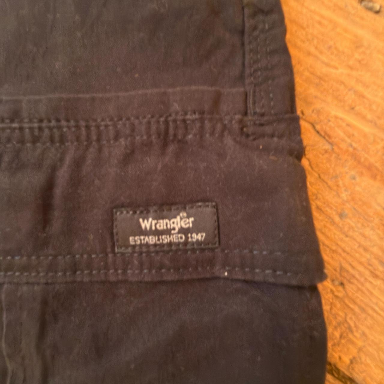 Wrangler Dark Brown Relaxed Fit Carpenter Trousers W36