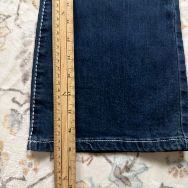 Boutique Bootcut Plus Y2K Jeans with Embroidery Pockets