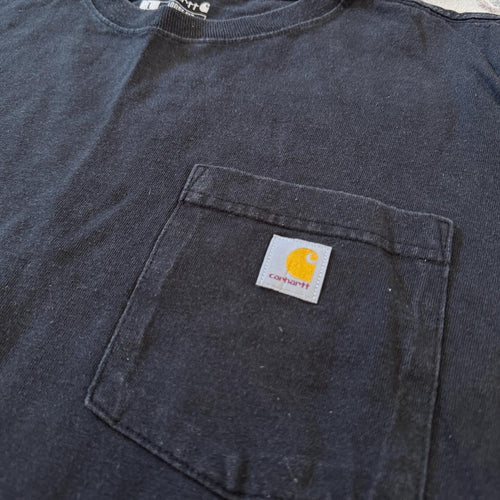 Carhartt Loose Fit Black Pocket T-Shirt Size L