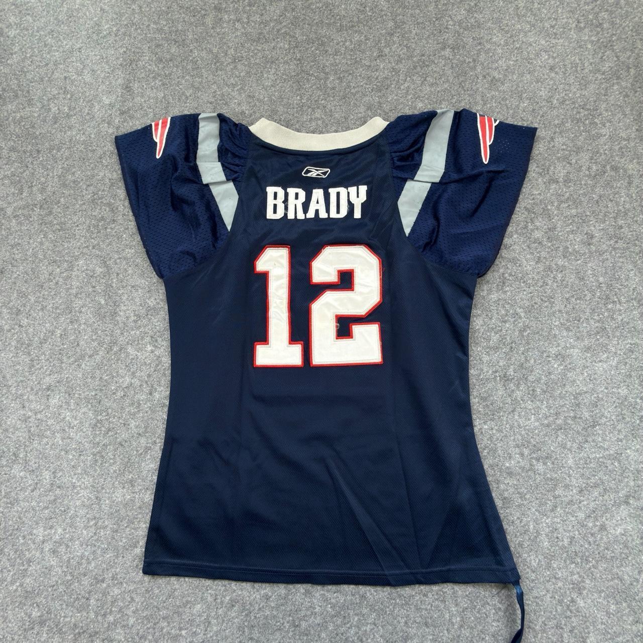 Reebok Women’s NFL New England Patriots  Tom Brady Jersey with Gem Details