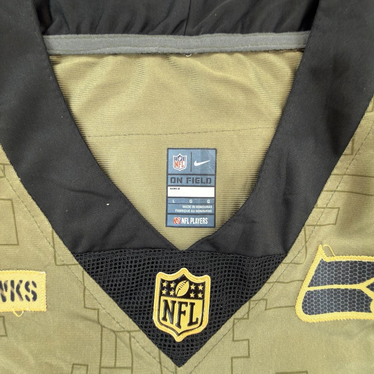 Nike Women’s NFL Seattle Seahawks Metcalf Jersey in Digital Gold