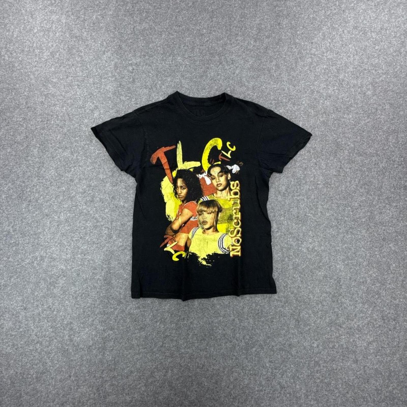 Black and yellow TLC No Scrubs tee #90s