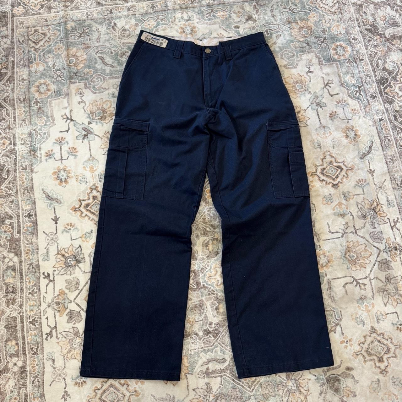 Dickies Navy Blue Cargo Trousers W33