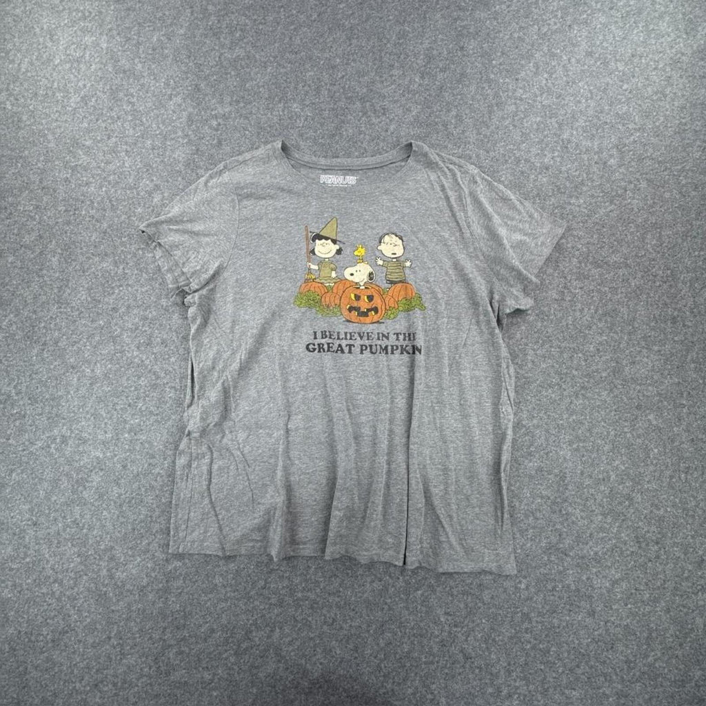 Grey Peanuts cotton t-shirt
