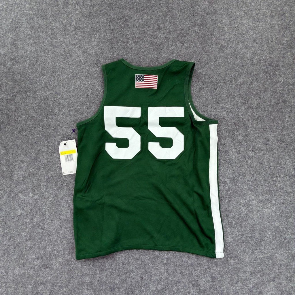 Nike Owls Basketball Jersey in Emerald Green Kids