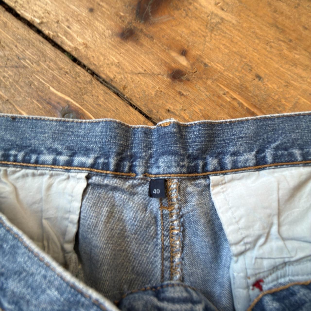 Tommy Hilfiger Blue Denim Cargo Shorts W40