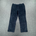 Long John Navy corduroy straight leg trousers