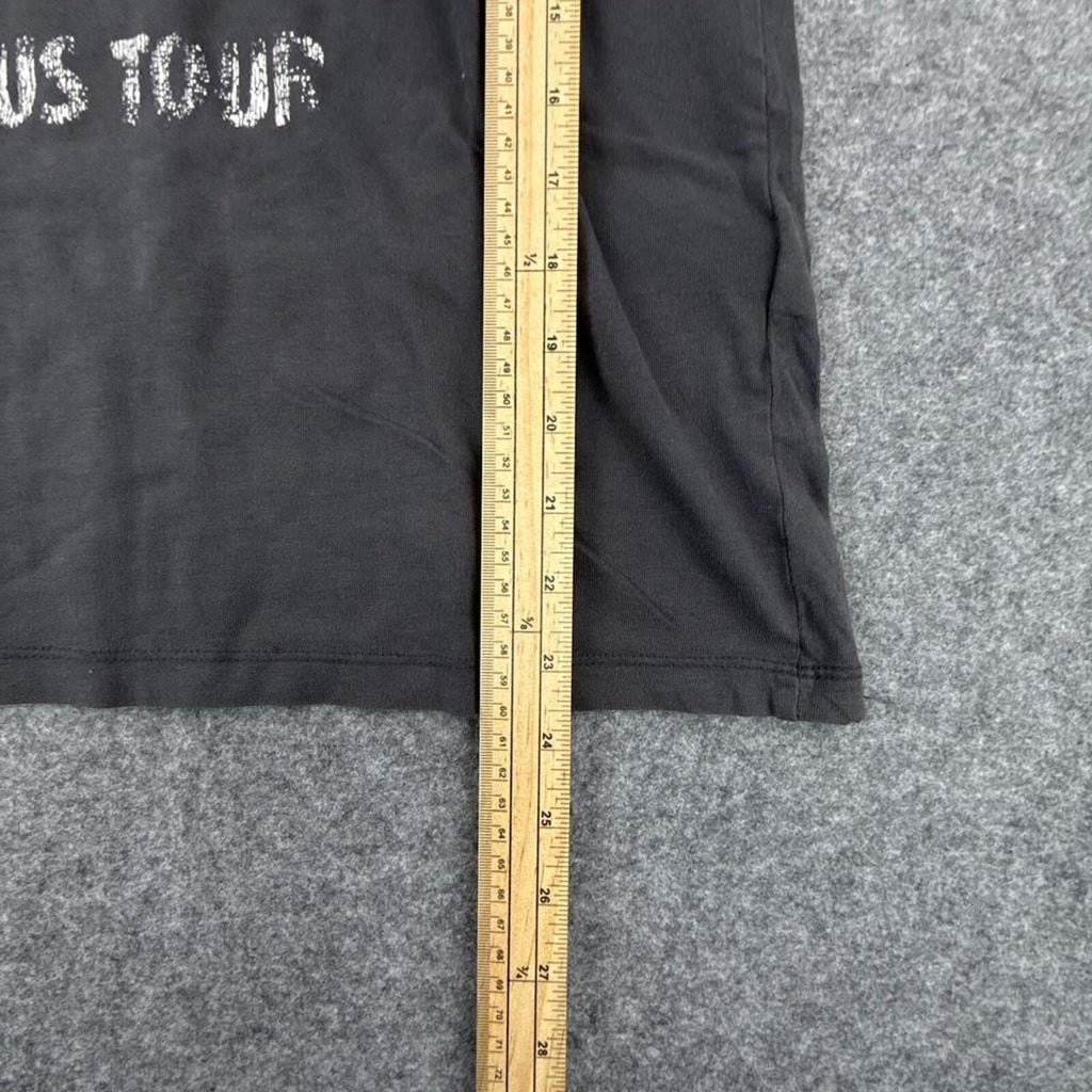Rolling Stones 1975 US Tour black cotton tee