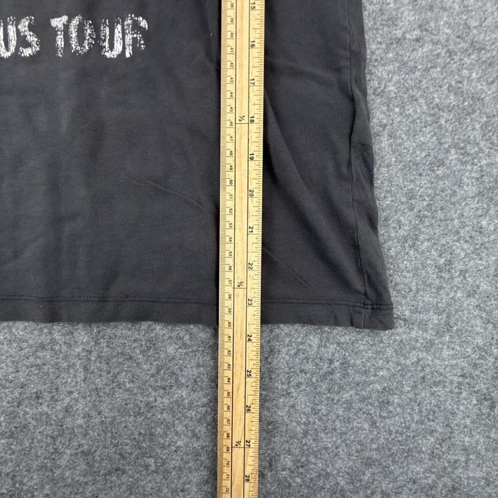 Rolling Stones 1975 US Tour black cotton tee