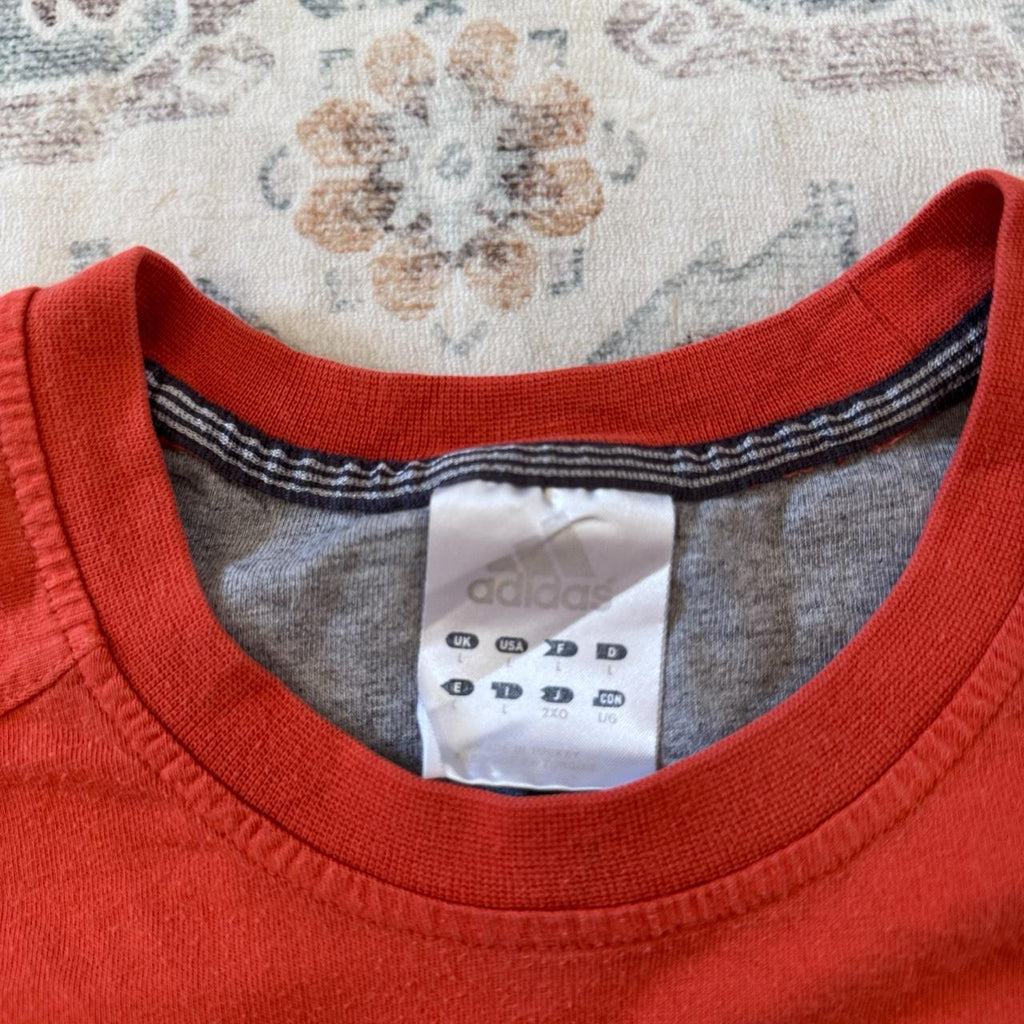Adidas Orange T-Shirt Size L