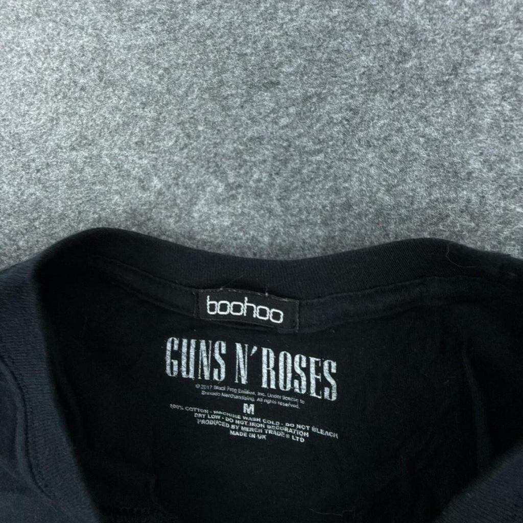 Black Guns N Roses cut-out t-shirt