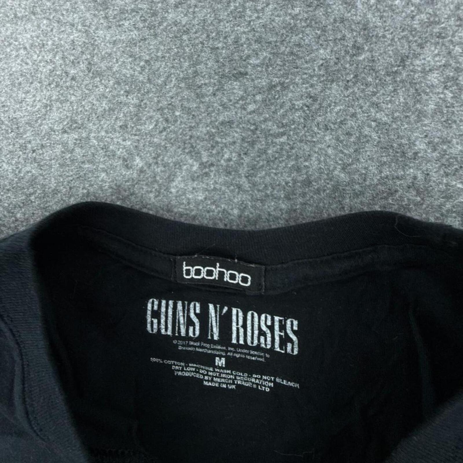 Black Guns N Roses cut-out t-shirt
