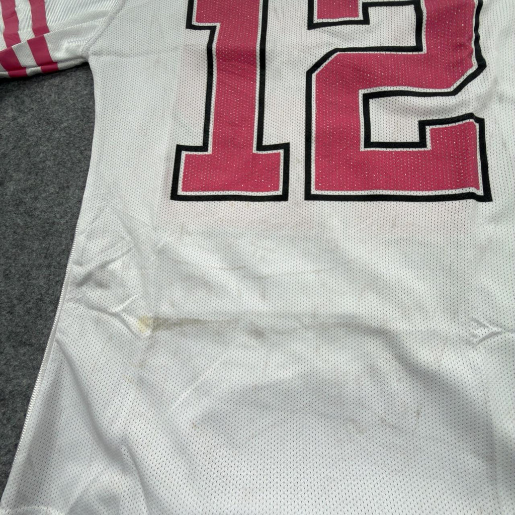 NFL Packers ‘Rodgers’ Pink and White Women’s Jersey