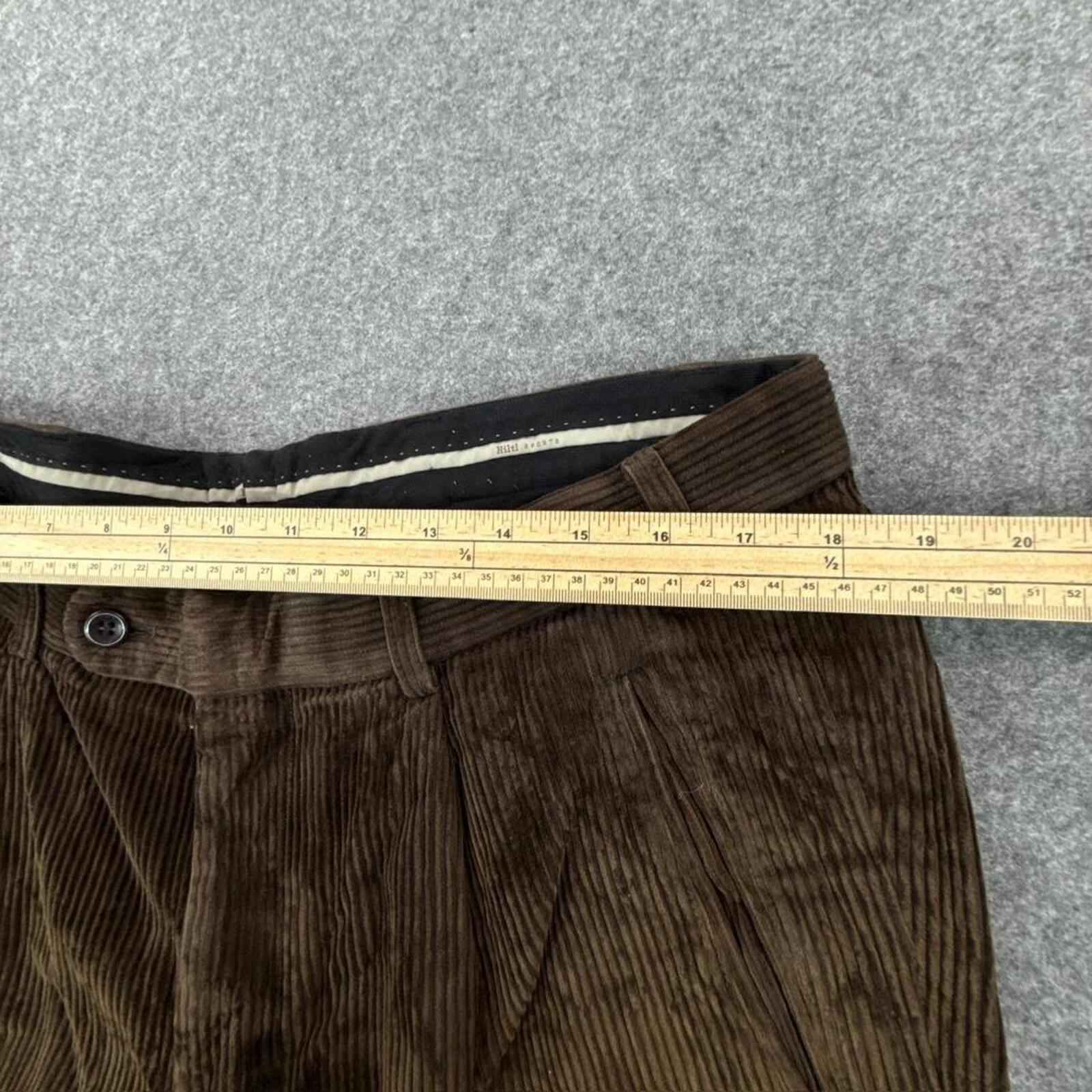 Brown corduroy trousers