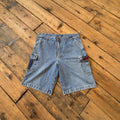 Tommy Hilfiger Blue Denim Cargo Shorts W40