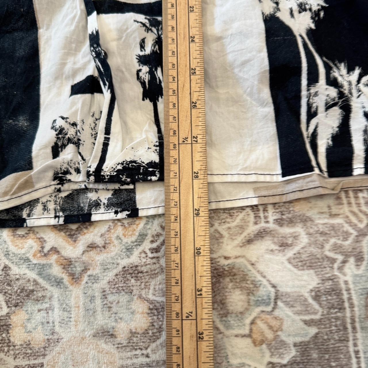 Jack & Jones Black and White Hawaiian Button-up Shirt