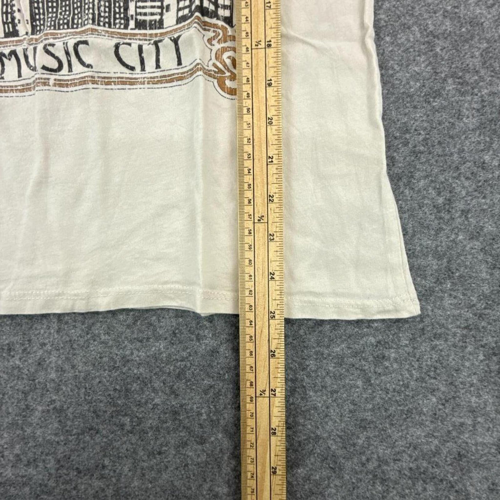 Cream vintage Nashville Music City graphic tee