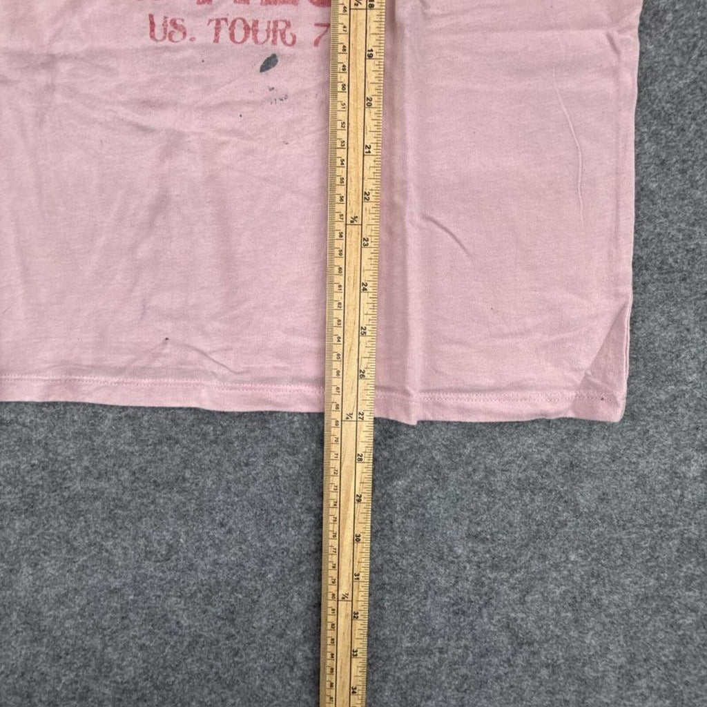 Pink Rolling Stones graphic tee