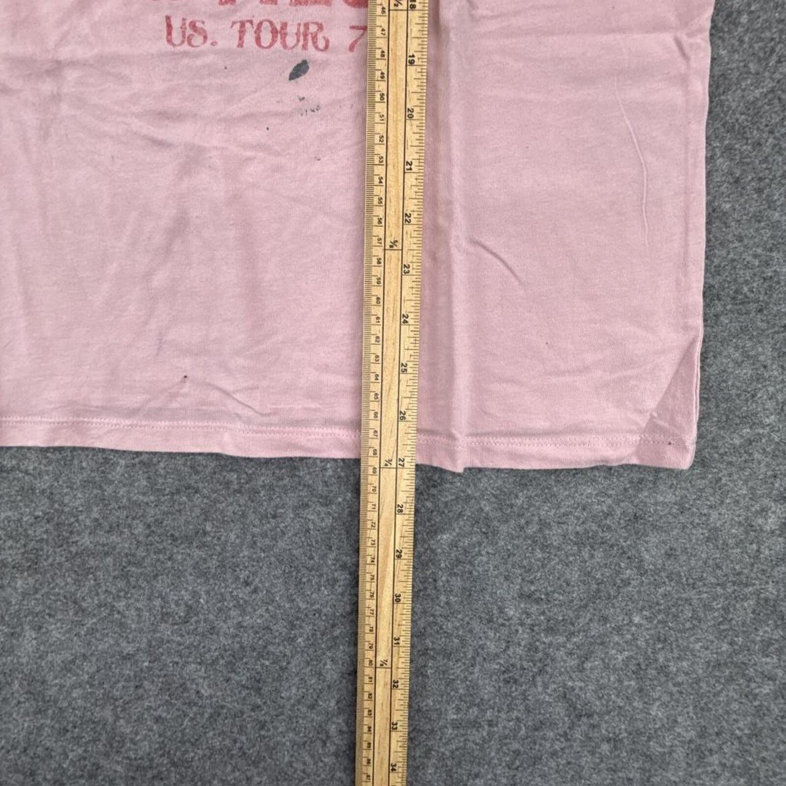 Pink Rolling Stones graphic tee