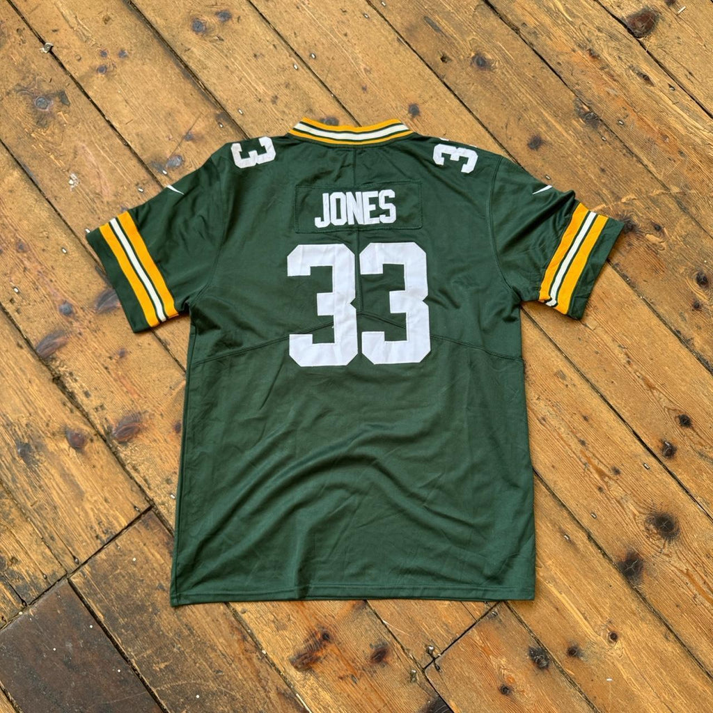 Nike NFL Green Bay Packers Aaron Jones Jersey in Green Size L