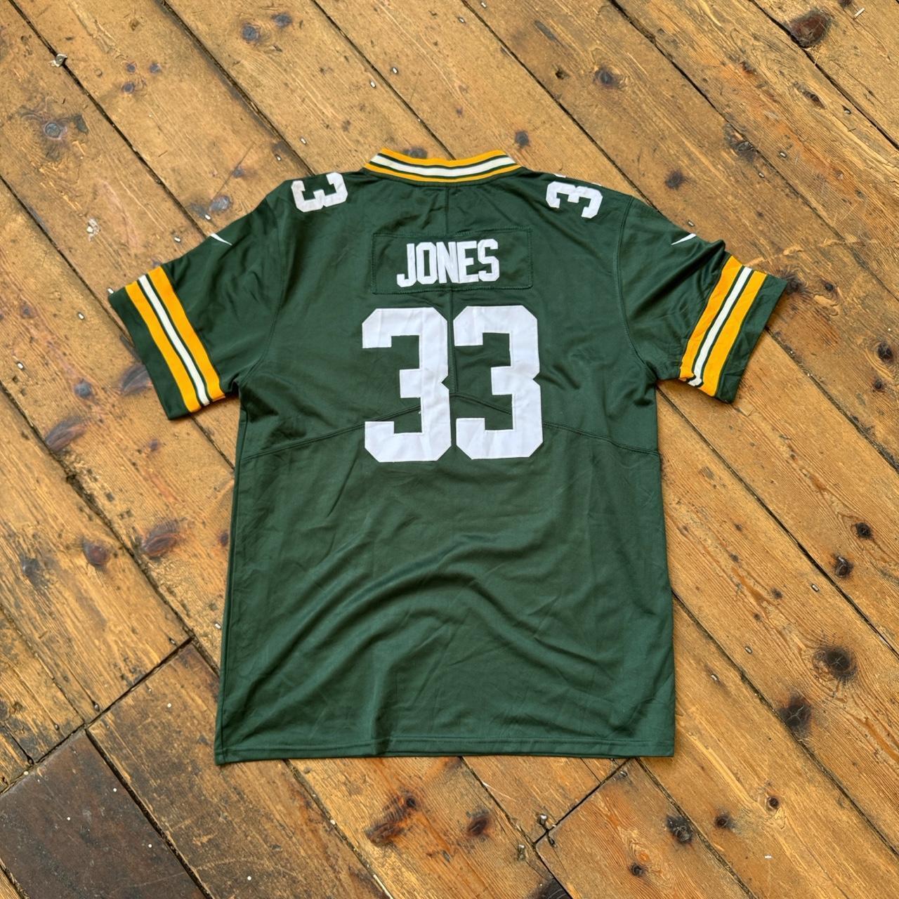 Nike NFL Green Bay Packers Aaron Jones Jersey in Green Size L