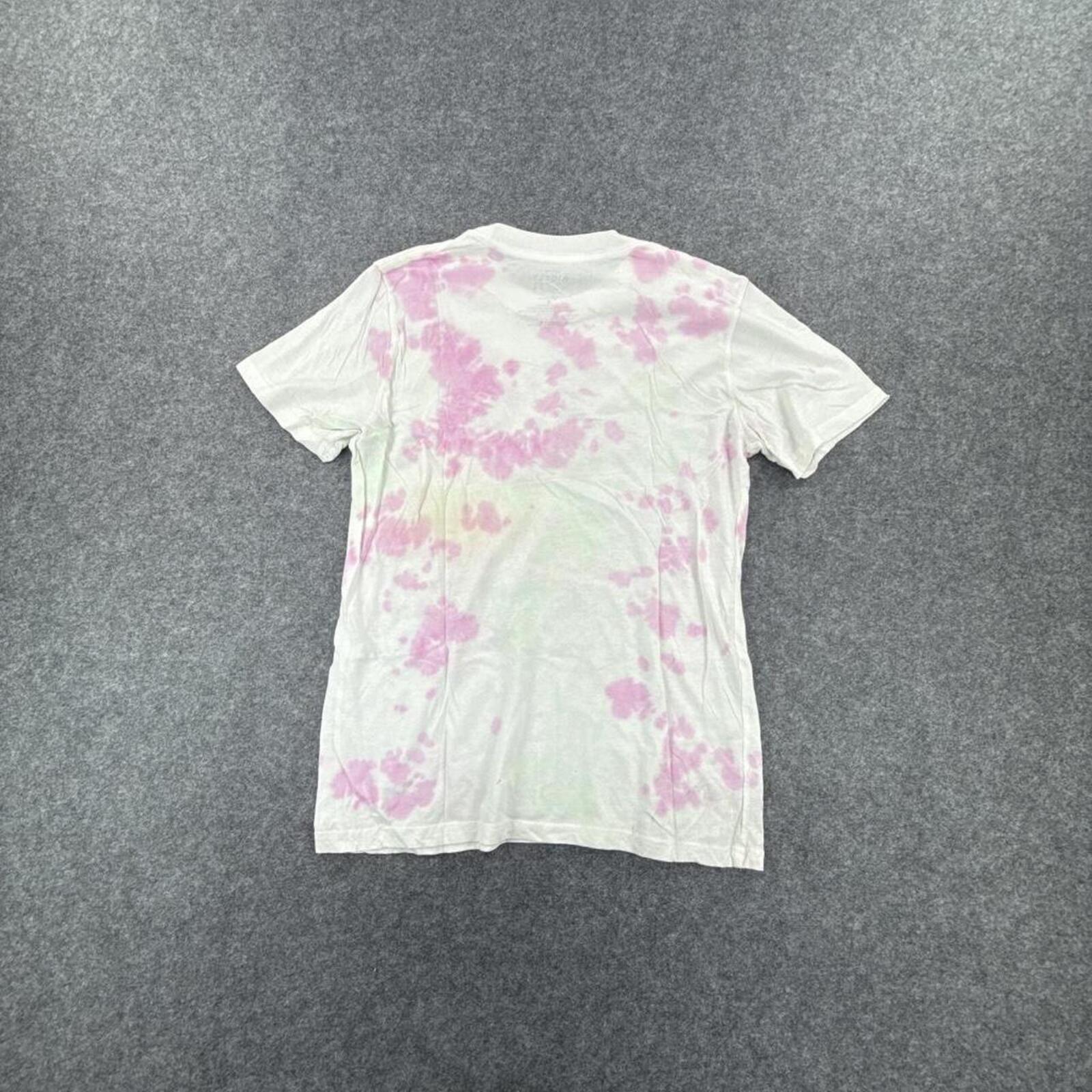 Disney Mickey Mouse tie dye shirt - white and pink