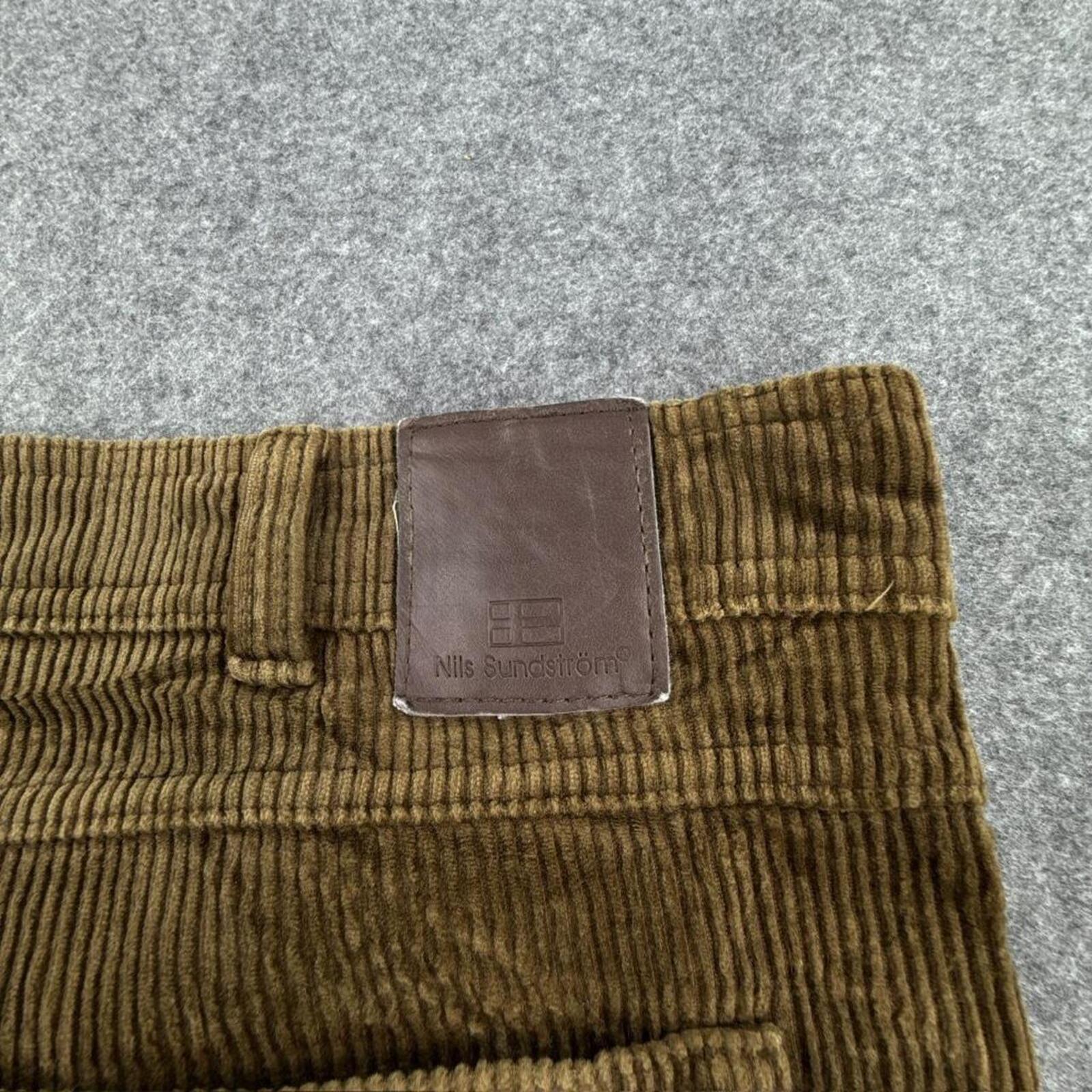 Brown corduroy Nils Sundström trousers #corduroytrousers