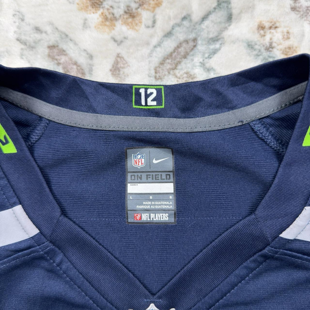 Nike NFL Russell Wilson Jersey in Navy Women’s Size L