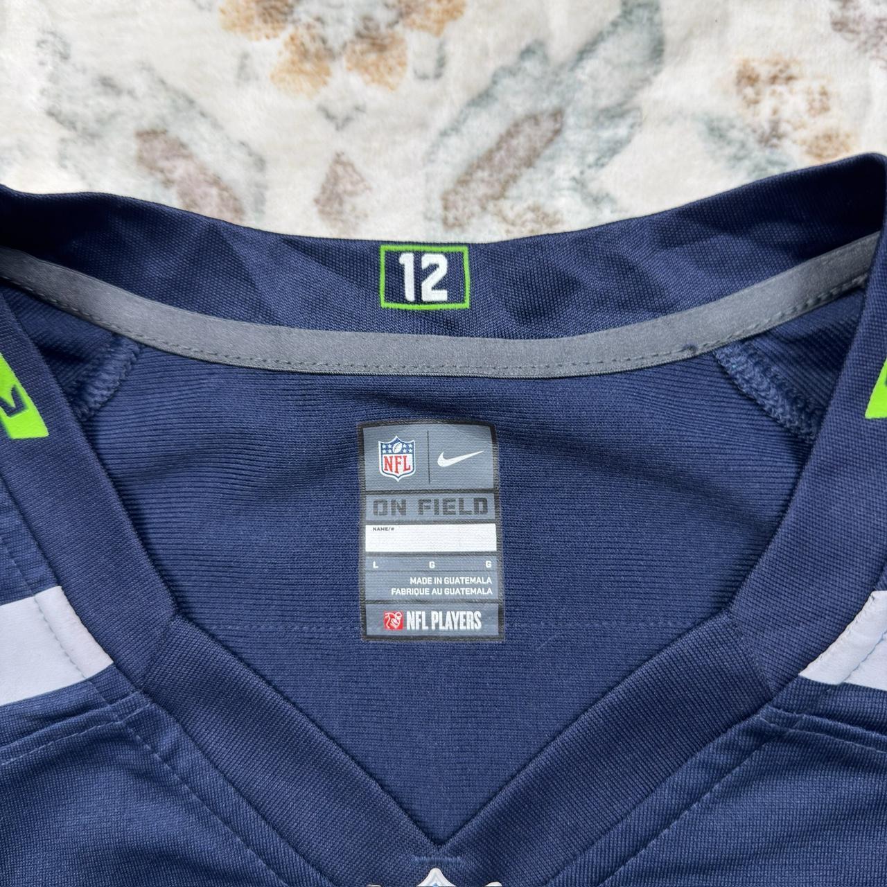 Nike NFL Russell Wilson Jersey in Navy Women’s Size L