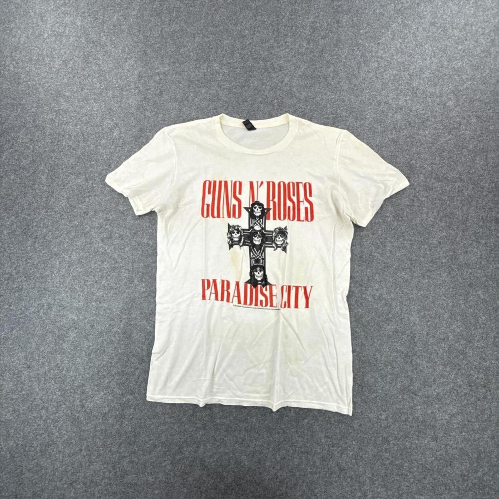 White and red Guns N Roses Paradise City tee #rocktee