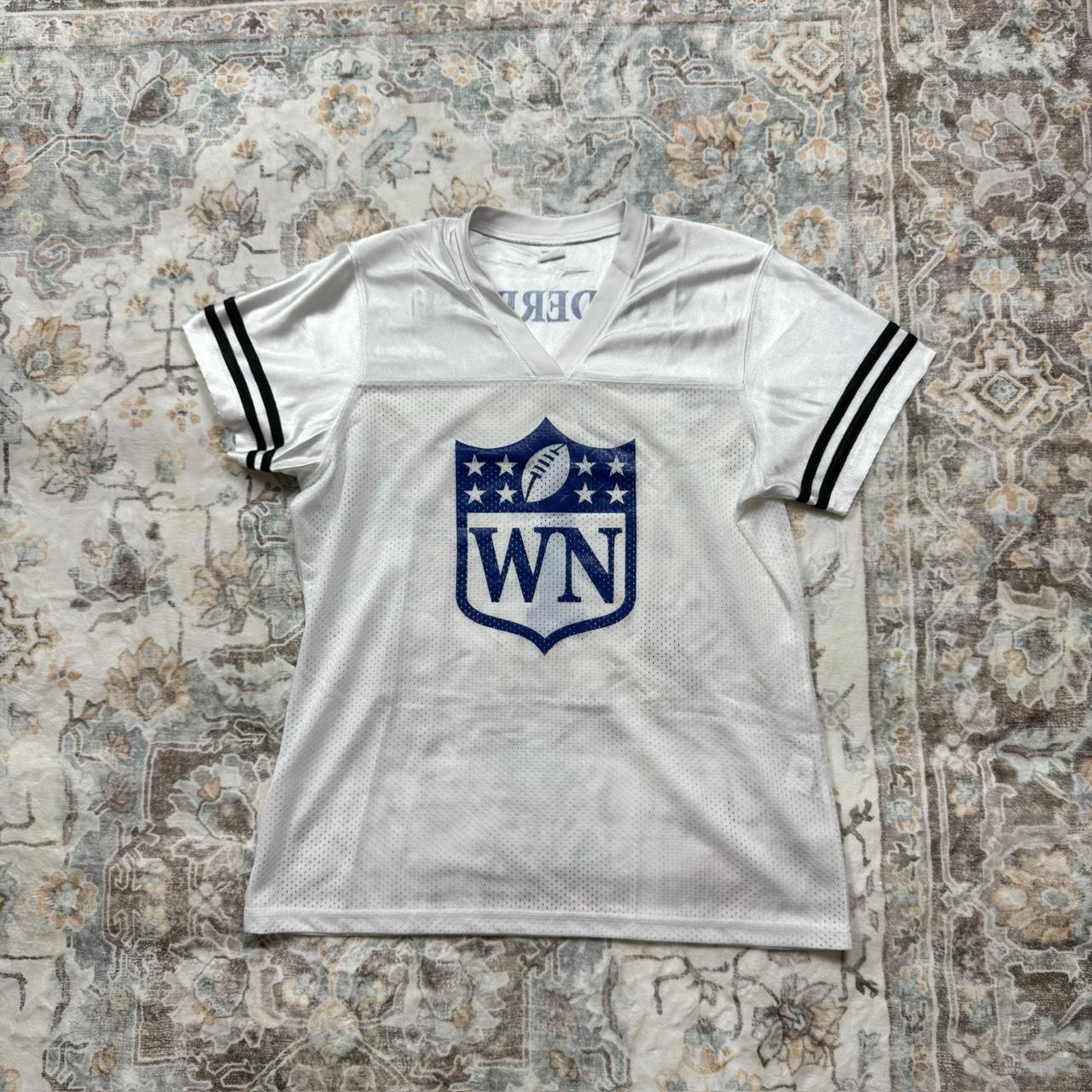 Sport-Tek NFL Women’s Powderpuff Jersey in White Size L