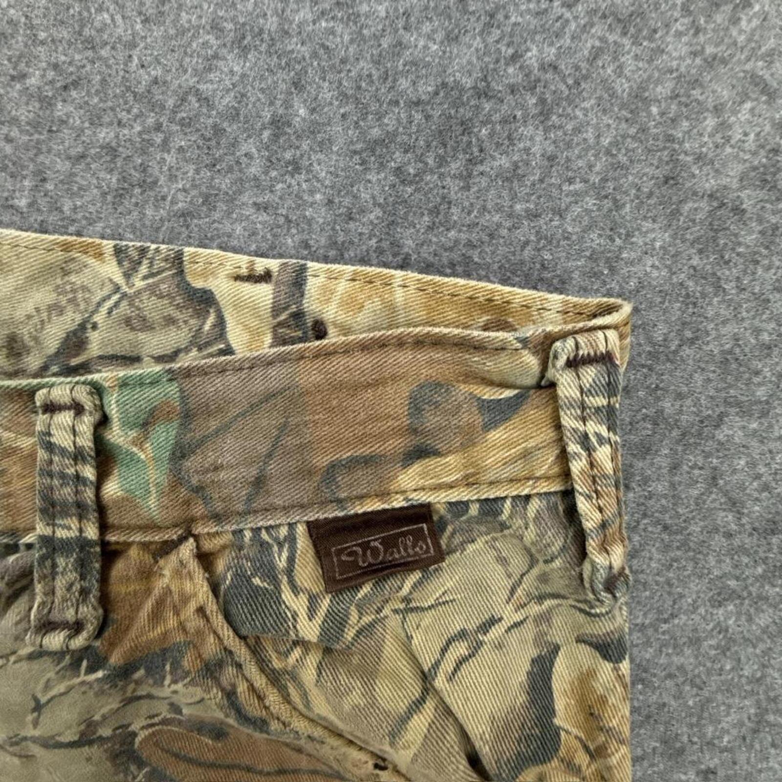 Walls 90s style camo cargo pants with adjustable ankle straps