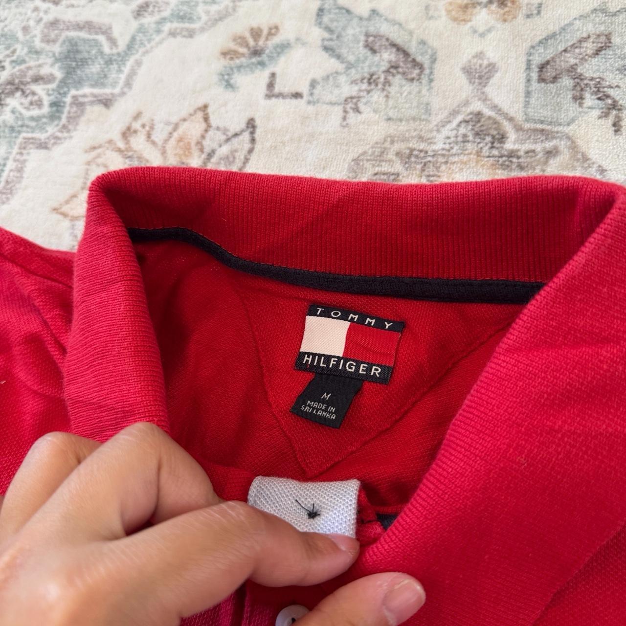 Tommy Hilfiger Polo Shirt in Red Size M