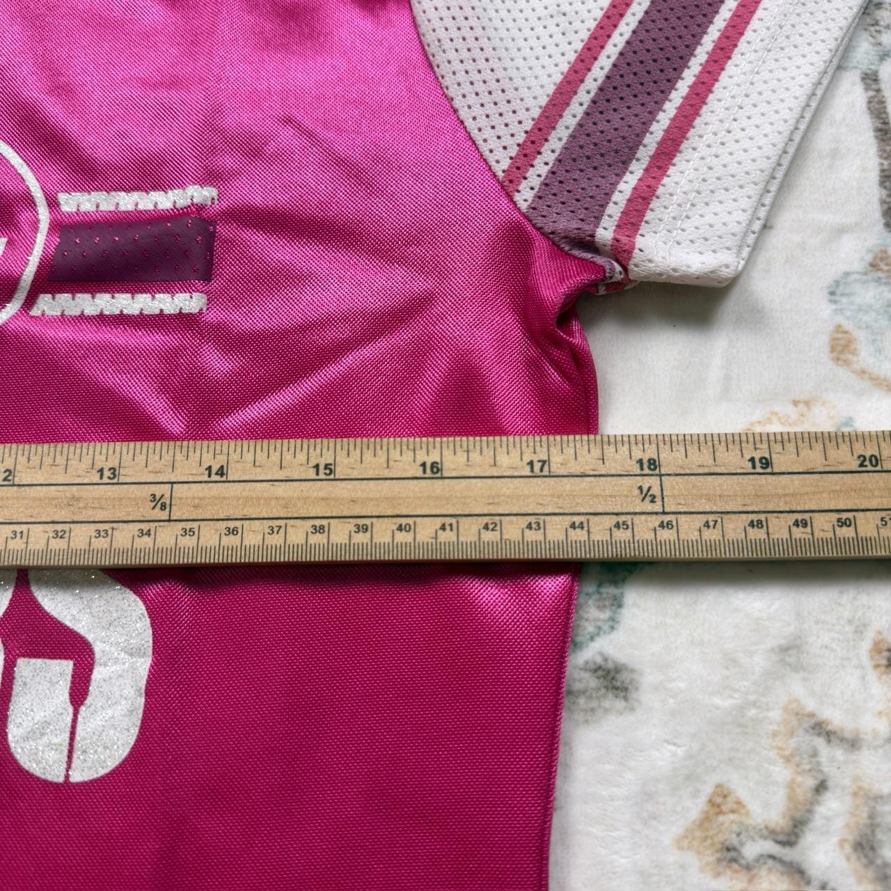 NFL Women’s Metallic Pink Packers Jersey Size M