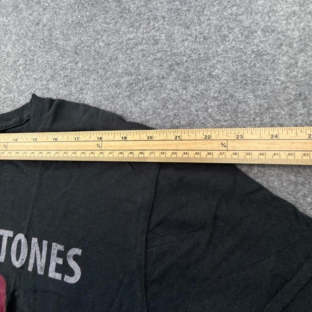 Black Rolling Stones 1975 US Tour T-shirt