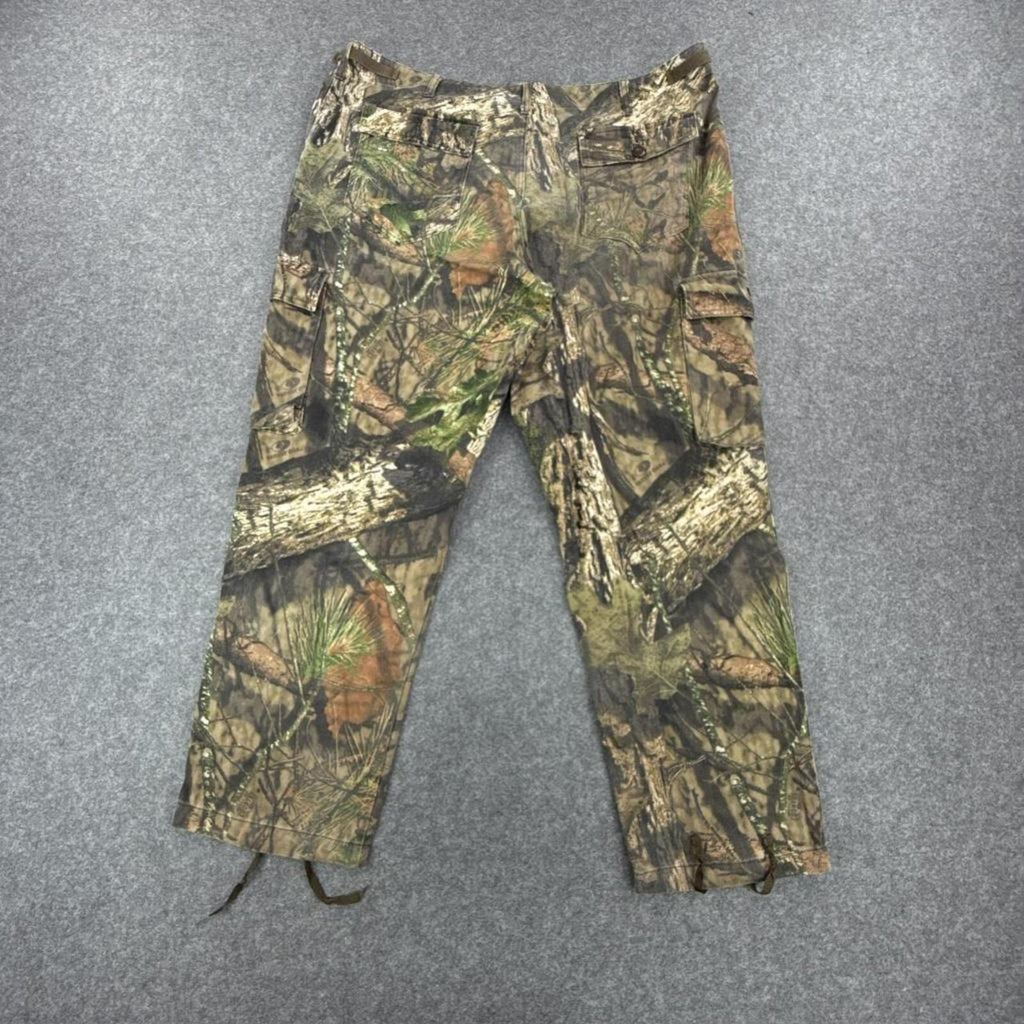Cabela's camo cargo pants with adjustable ankle straps #cargo
