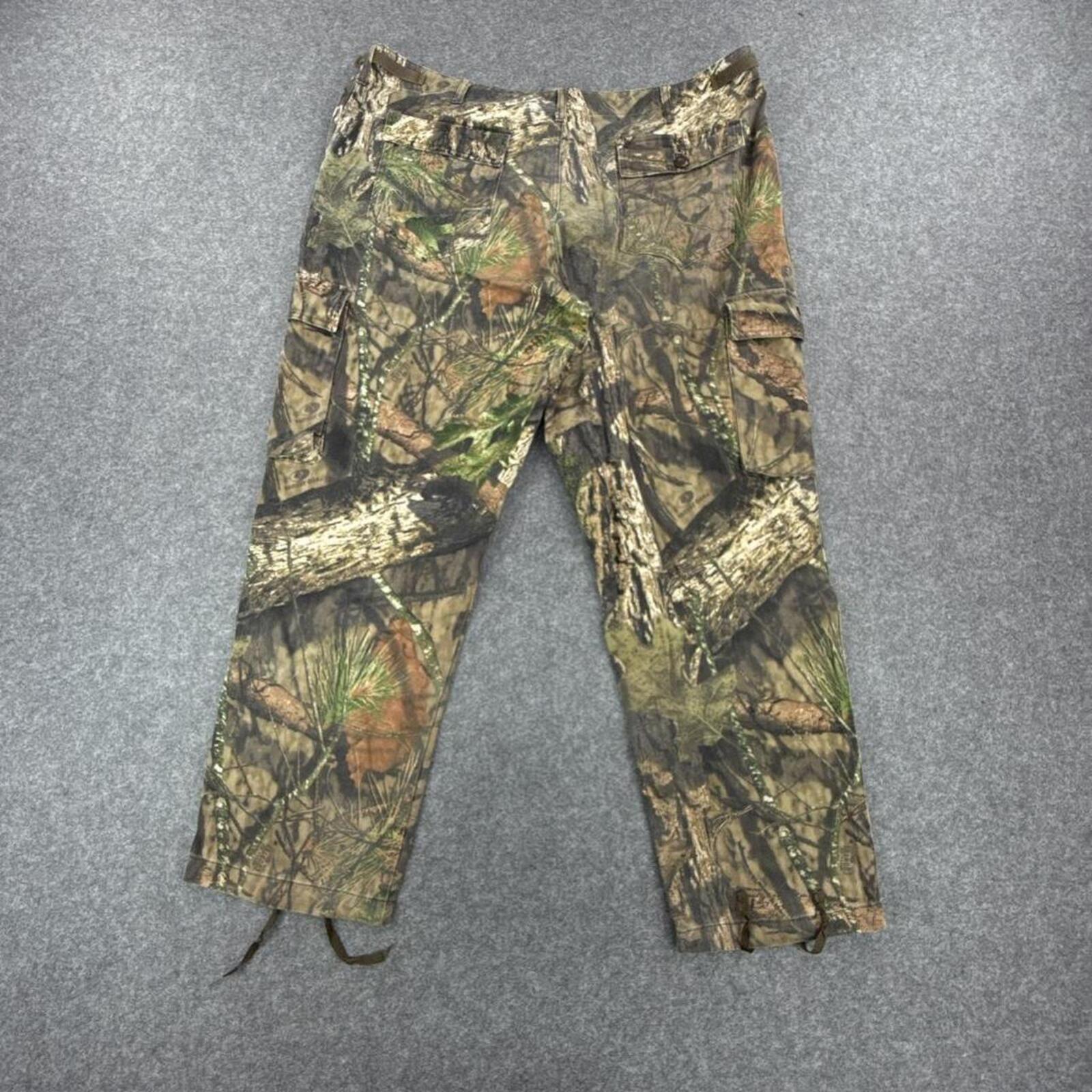 Cabela's camo cargo pants with adjustable ankle straps #cargo
