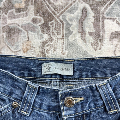 Carpenter Wide Leg Vintage Jeans Medium Wash W24 (1612)