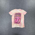Pink and purple Rolling Stones tie dye tee #grunge