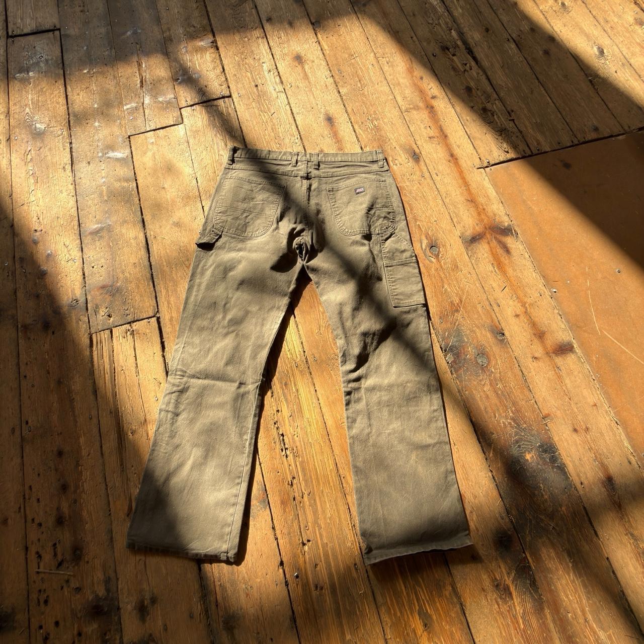 Dickies Khaki Carpenter Trousers W36 L32