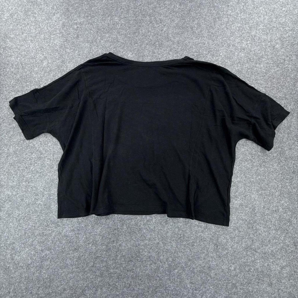 AC/DC cropped black t-shirt