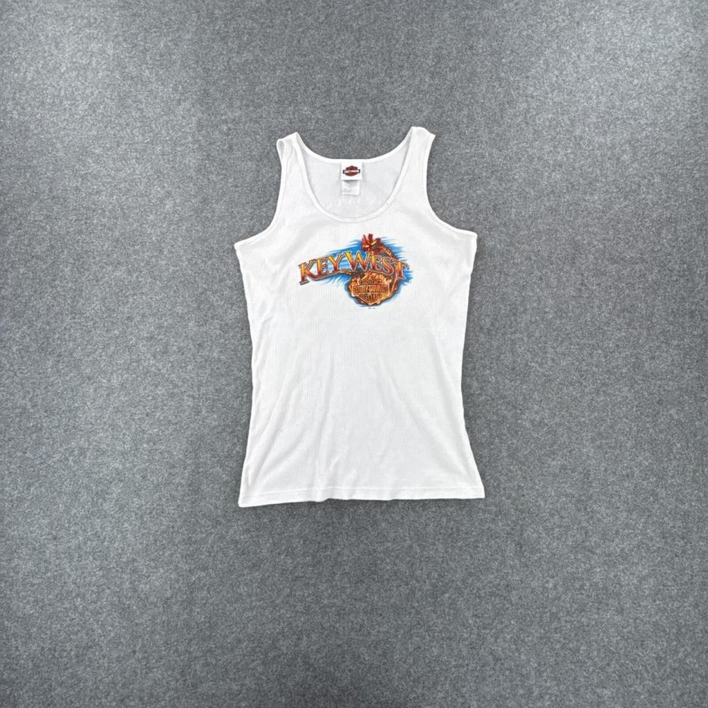 Harley Davidson White Tank Top