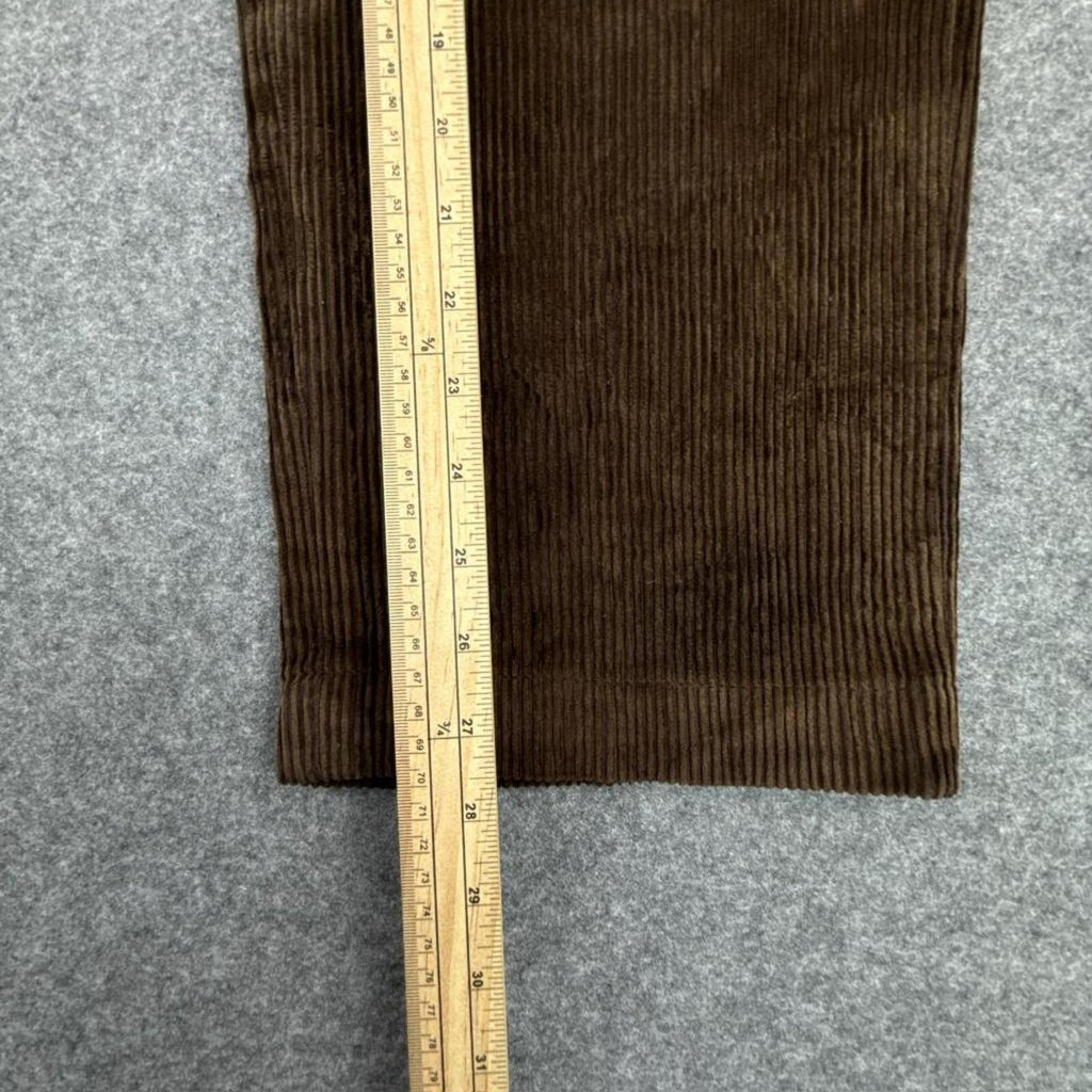 Brown corduroy trousers