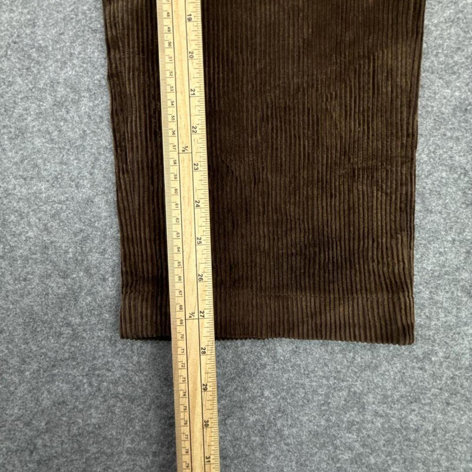 Brown corduroy trousers