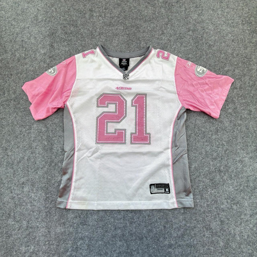 Reebok Girls’ NFL 49ers Gore Jersey in Pink & White