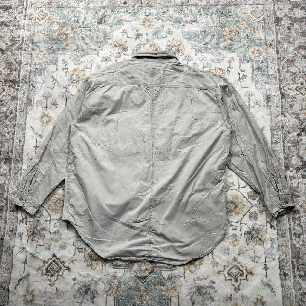 Levi's Light Gray Button-up Long-sleeved Shirt Size XL