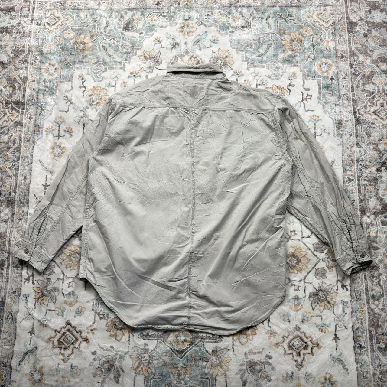 Levi's Light Gray Button-up Long-sleeved Shirt Size XL