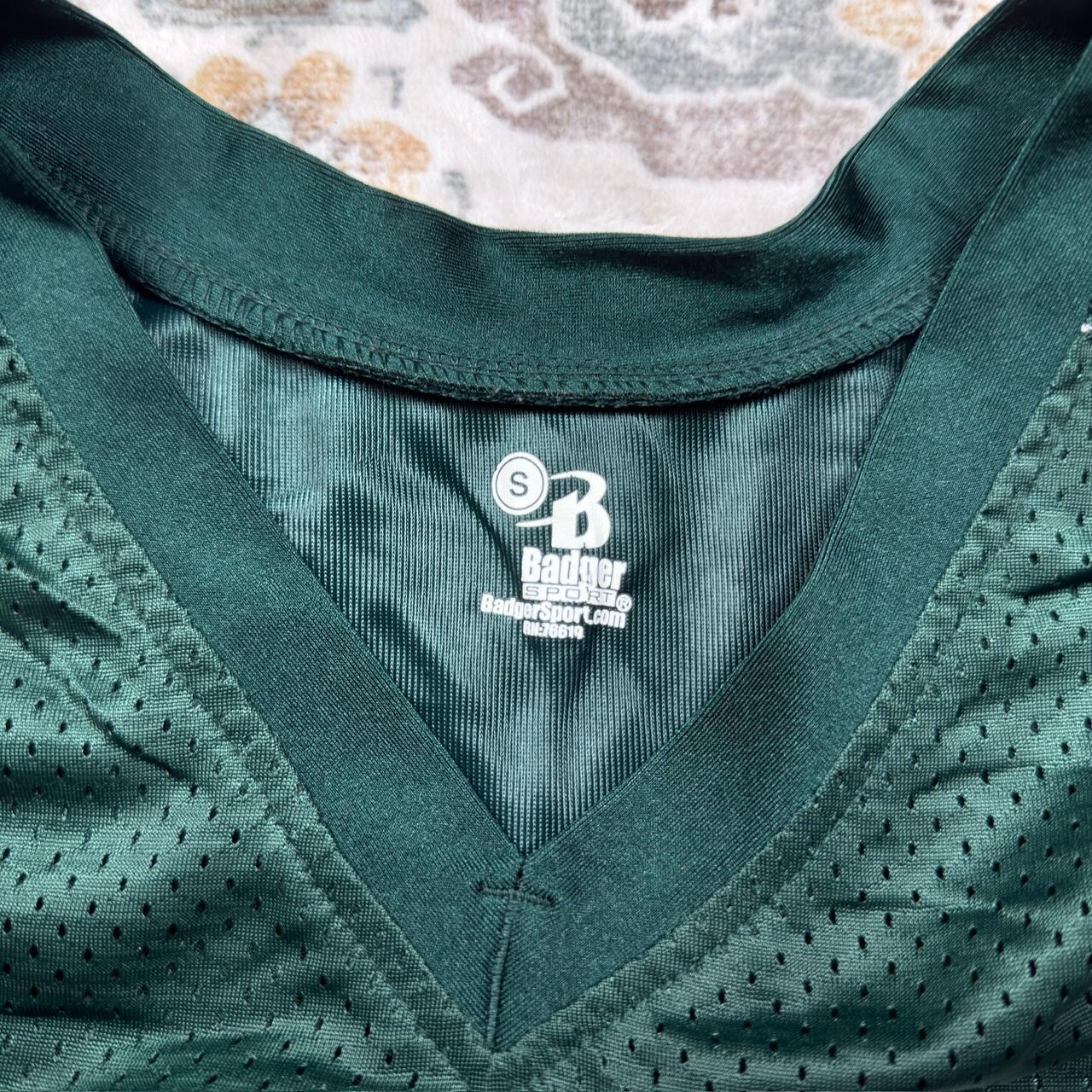 Badger Sport Brewster Dance Team Jersey in Green and White Size S