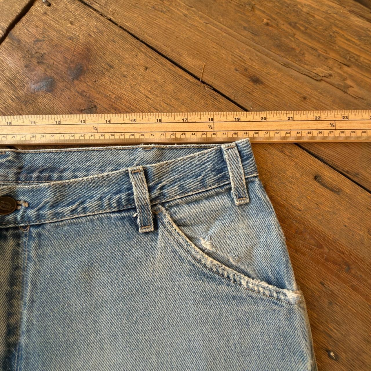 Dickies Distressed Light Wash Carpenter Jeans W39
