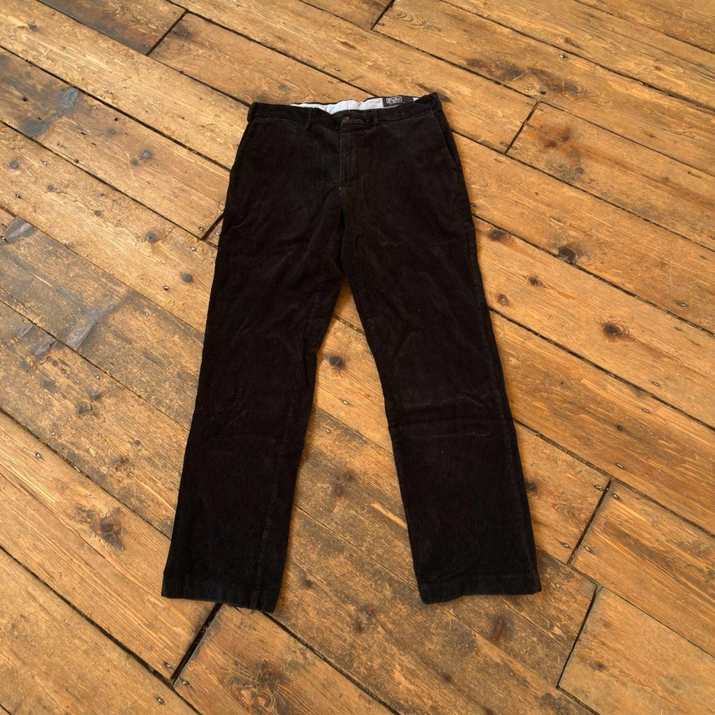 Polo Ralph Lauren Chocolate Brown Corduroy Trousers W34